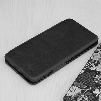 Husa de protectie Techsuit Safe Wallet Plus compatibila cu Motorola Edge 40, acoperire spate, negru