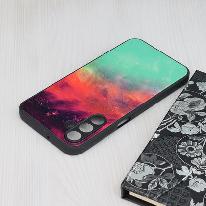 Husa de protectie Techsuit Glaze Series compatibila cu Samsung Galaxy A15 5G, acoperire spate, Fiery Ocean