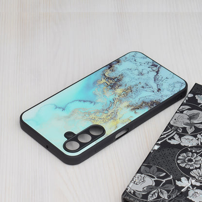 Husa de protectie Techsuit Glaze Series compatibila cu Samsung Galaxy A15 5G, acoperire spate, Blue Ocean