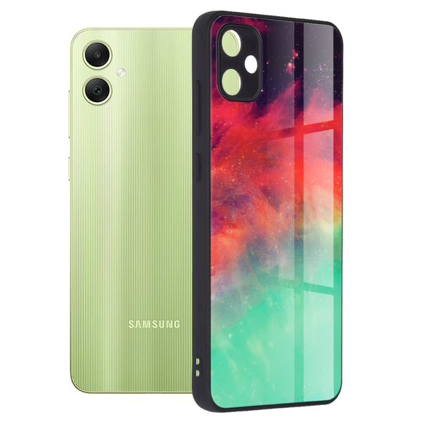 Husa de protectie Techsuit Glaze Series compatibila cu Samsung Galaxy A05, acoperire spate, Fiery Ocean