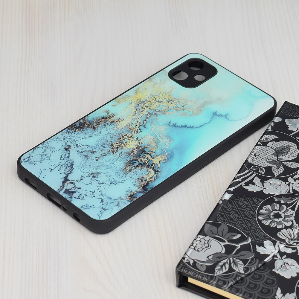 Husa de protectie Techsuit Glaze Series compatibila cu Samsung Galaxy A04s, acoperire spate, Fiery Ocean