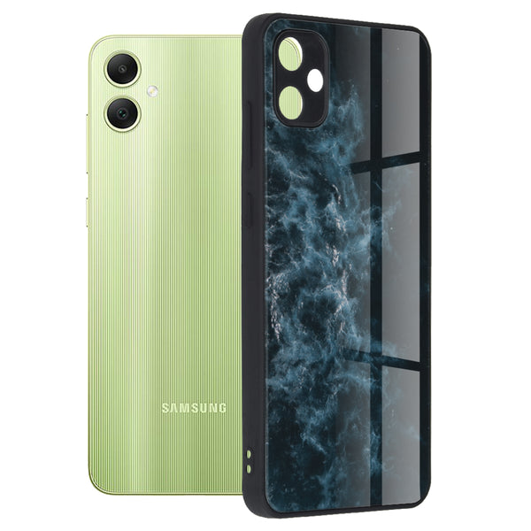 Husa de protectie Techsuit Glaze Series compatibila cu Samsung Galaxy A05, acoperire spate, Blue Nebula