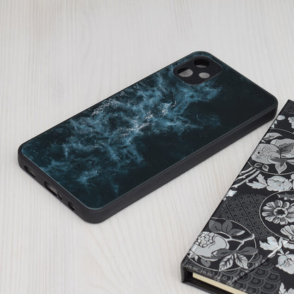 Husa de protectie Techsuit Glaze Series compatibila cu Samsung Galaxy A04s, acoperire spate, Blue Nebula