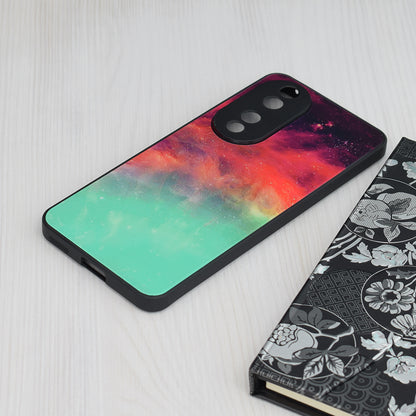 Husa de protectie Techsuit Glaze Series compatibila cu Honor 90, acoperire spate, Fiery Ocean