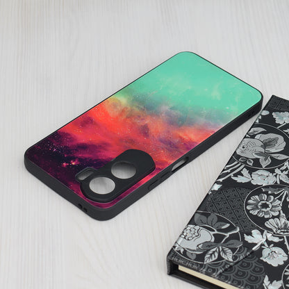 Husa de protectie Techsuit Glaze Series compatibila cu Honor 90, acoperire spate, Fiery Ocean