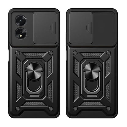 Husa de protectie Techsuit CamShield Series compatibila cu Oppo A58 4G, acoperire spate, negru