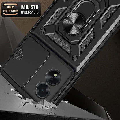 Husa de protectie Techsuit CamShield Series compatibila cu Oppo A58 4G, acoperire spate, negru