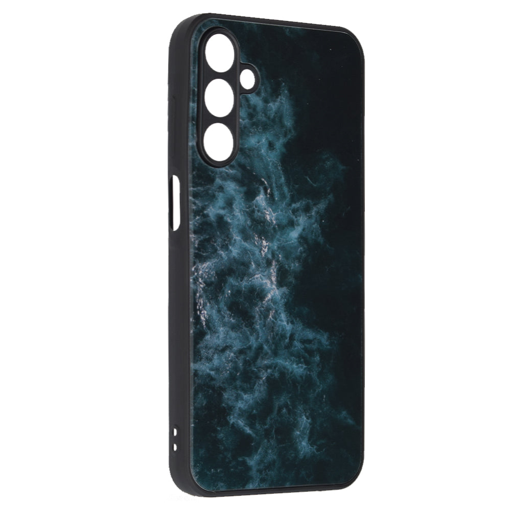 Husa de protectie Techsuit Glaze Series compatibila cu Samsung Galaxy A15 5G, acoperire spate, Blue Nebula