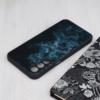 Husa de protectie Techsuit Glaze Series compatibila cu Samsung Galaxy A15 5G, acoperire spate, Blue Nebula