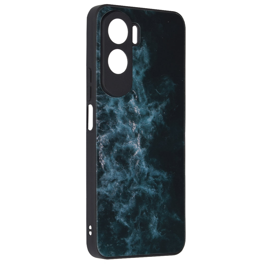 Husa de protectie Techsuit Glaze Series compatibila cu Honor 90, acoperire spate, Blue Nebula
