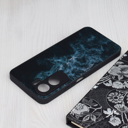 Husa de protectie Techsuit Glaze Series compatibila cu Honor 90, acoperire spate, Blue Nebula