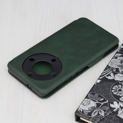 Husa de protectie Techsuit Safe Wallet Plus compatibila cu Honor Magic5, acoperire spate, negru