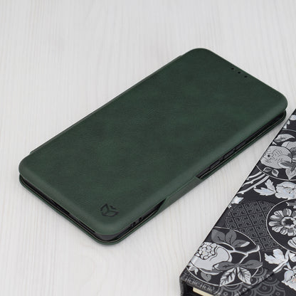 Husa de protectie Techsuit Safe Wallet Plus compatibila cu Honor Magic5, acoperire spate, negru
