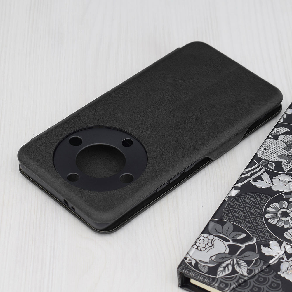 Husa de protectie Techsuit Safe Wallet Plus compatibila cu Honor 90 SMART, acoperire spate, verde