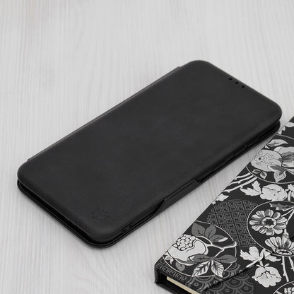 Husa de protectie Techsuit Safe Wallet Plus compatibila cu Samsung Galaxy A21s, acoperire spate, negru