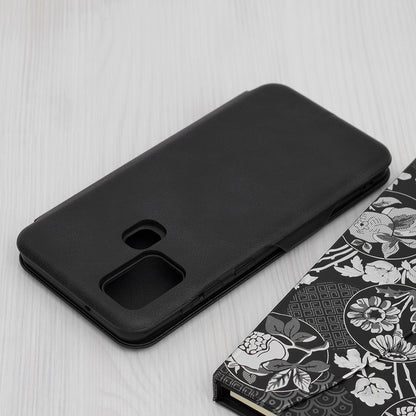 Husa de protectie Techsuit Safe Wallet Plus compatibila cu Samsung Galaxy A21s, acoperire spate, negru
