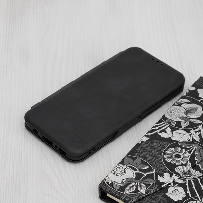 Husa de protectie Techsuit Safe Wallet Plus compatibila cu Samsung Galaxy S8, acoperire spate, negru