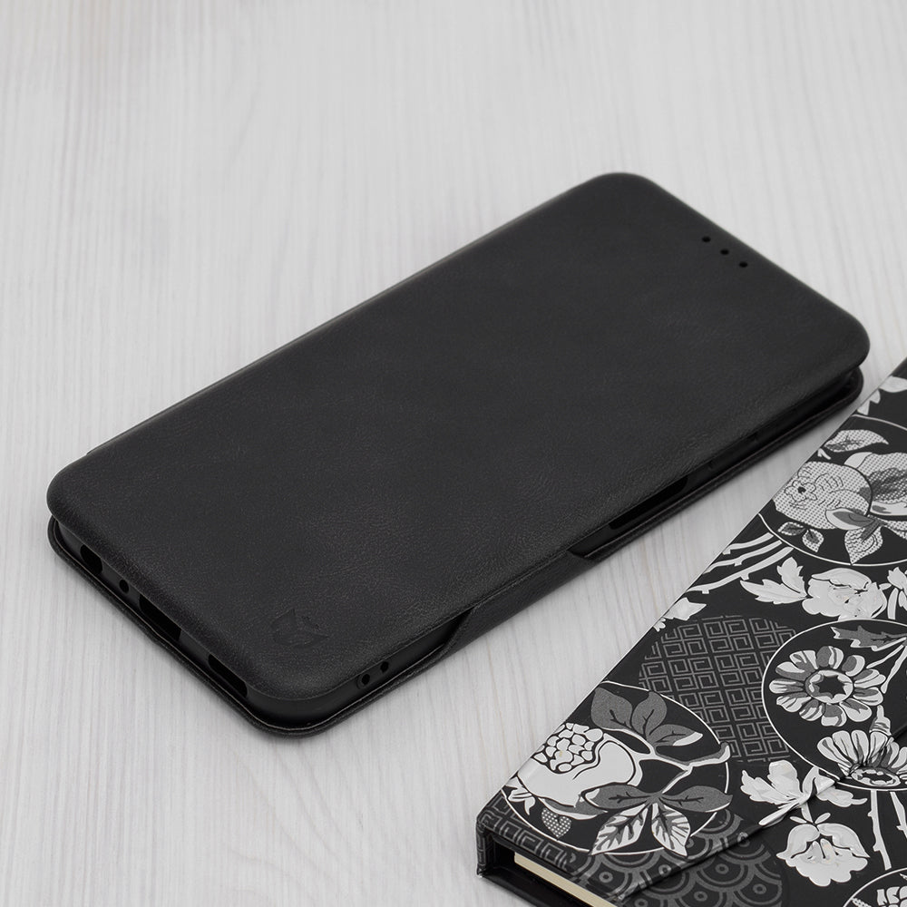Husa de protectie Techsuit Safe Wallet Plus compatibila cu Samsung Galaxy A24, acoperire spate, negru