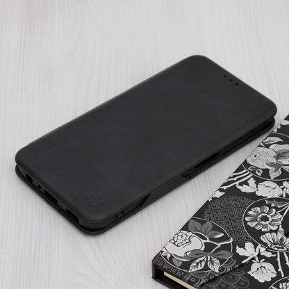 Husa de protectie Techsuit Safe Wallet Plus compatibila cu Samsung Galaxy A24, acoperire spate, negru