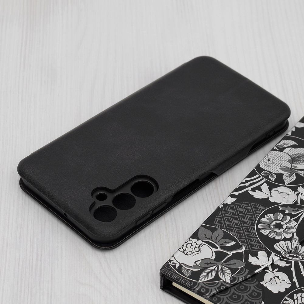 Husa de protectie Techsuit Safe Wallet Plus compatibila cu Samsung Galaxy A24, acoperire spate, negru