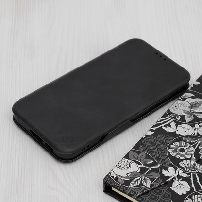 Husa de protectie Techsuit Safe Wallet Plus compatibila cu Samsung Galaxy S23 FE, acoperire spate, negru