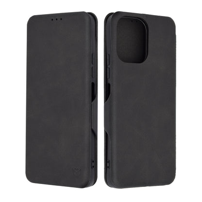 Husa de protectie Techsuit Safe Wallet Plus compatibila cu Xiaomi Redmi 12 4G, acoperire spate, negru