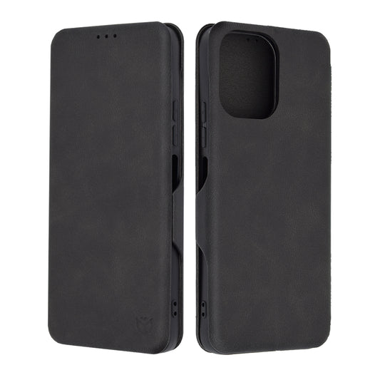 Husa de protectie Techsuit Safe Wallet Plus compatibila cu Xiaomi Redmi 12 4G, acoperire spate, negru