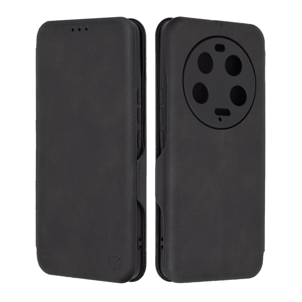 Husa de protectie Techsuit Safe Wallet Plus compatibila cu Xiaomi 13 Ultra, acoperire spate, negru