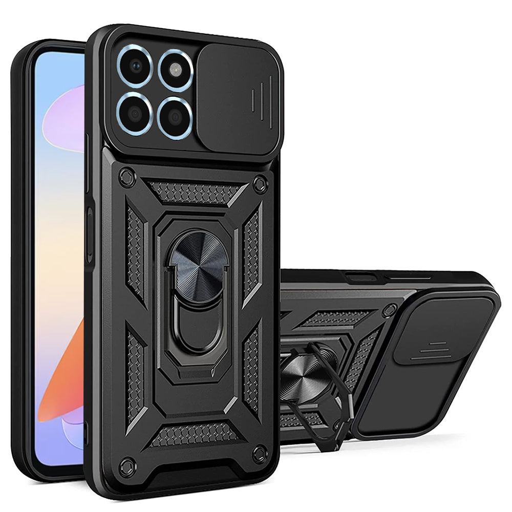 Husa de protectie Techsuit CamShield Series compatibila cu Honor X6a, acoperire spate, negru