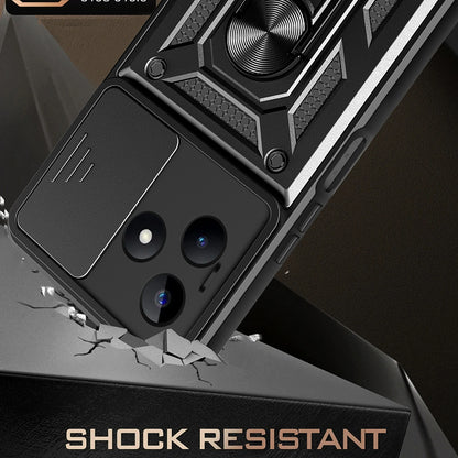 Husa de protectie Techsuit CamShield Series compatibila cu Xiaomi Redmi Note 13 5G, acoperire spate, negru