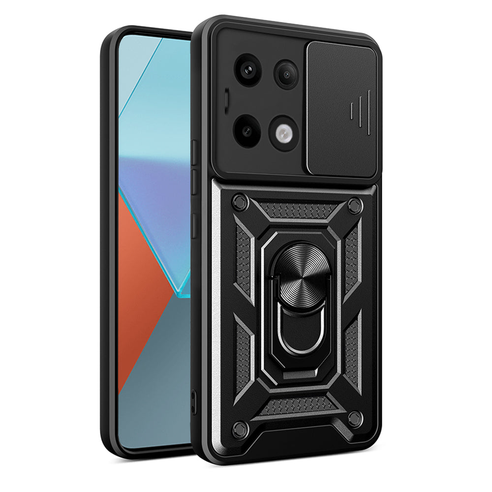 Husa de protectie Techsuit CamShield Series compatibila cu Xiaomi Redmi Note 13 Pro 5G, acoperire spate, negru