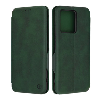 Husa de protectie Techsuit Safe Wallet Plus compatibila cu Motorola Edge (2023), acoperire spate, verde
