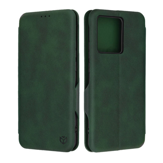 Husa de protectie Techsuit Safe Wallet Plus compatibila cu Motorola Edge (2023), acoperire spate, verde