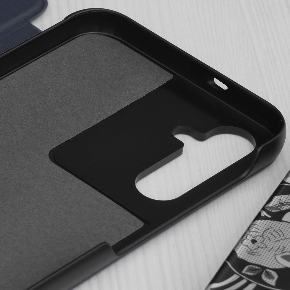 Husa de protectie Techsuit eFold Series compatibila cu Samsung Galaxy S24, acoperire spate, albastru