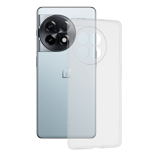 Husa de protectie Techsuit Clear Silicone compatibila cu OnePlus Ace 2, acoperire spate, transparent