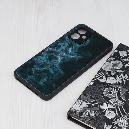 Husa de protectie Techsuit Glaze Series compatibila cu Motorola Moto G54, acoperire spate, Blue Nebula