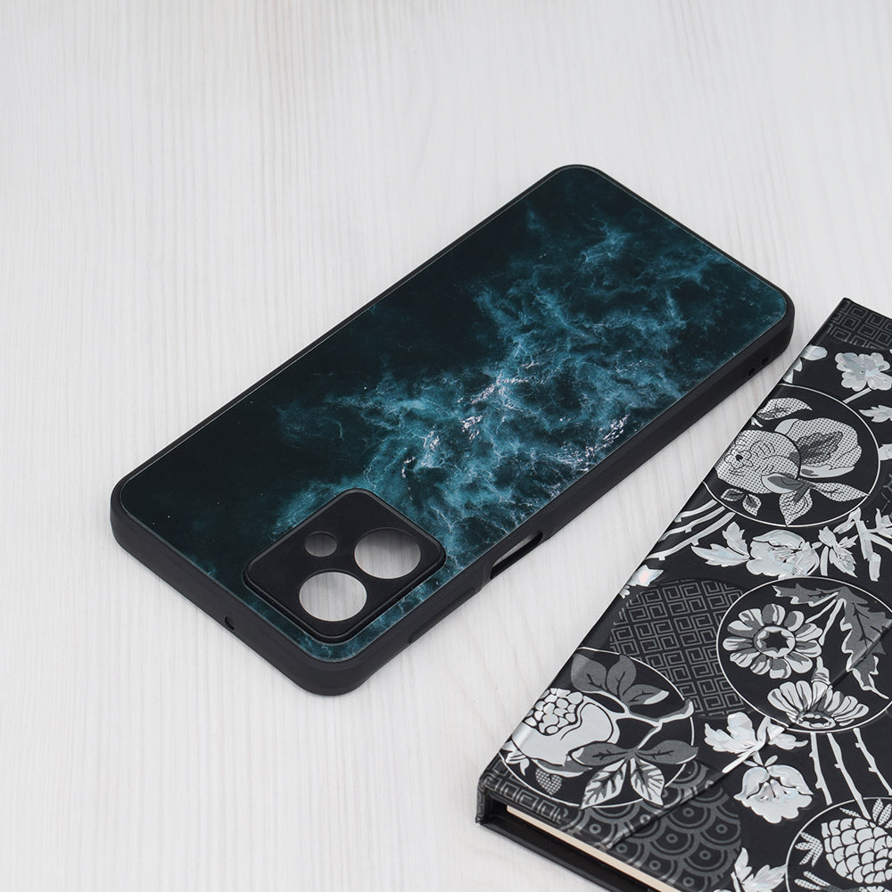 Husa de protectie Techsuit Glaze Series compatibila cu Motorola Moto G54, acoperire spate, Blue Nebula