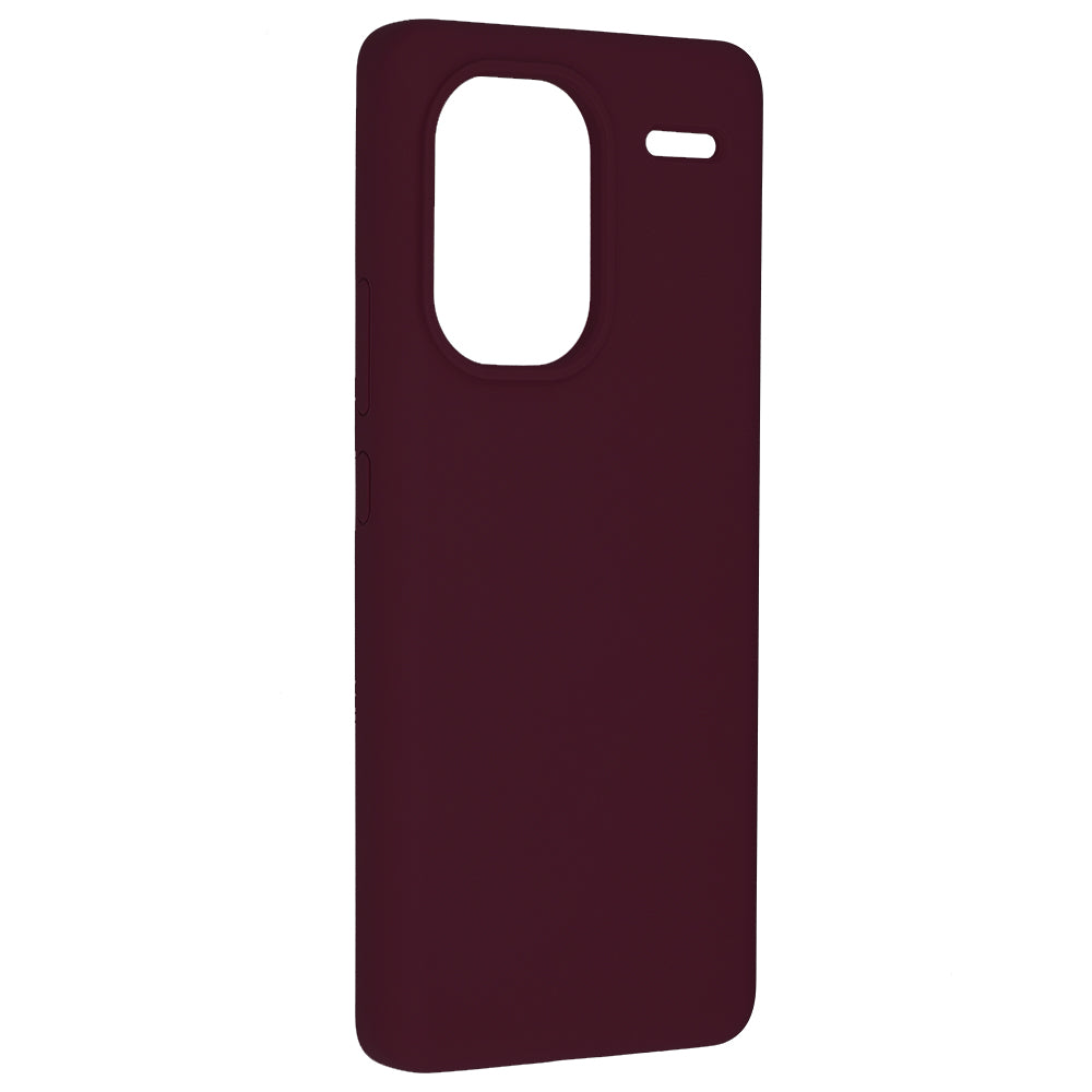 Husa de protectie Techsuit Soft Edge Silicone compatibila cu Xiaomi Redmi Note 13 Pro Plus 5G, acoperire spate, visiniu