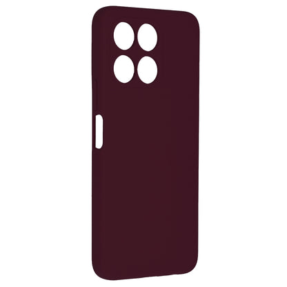 Husa de protectie Techsuit Soft Edge Silicone compatibila cu Honor X6a, acoperire spate, visiniu