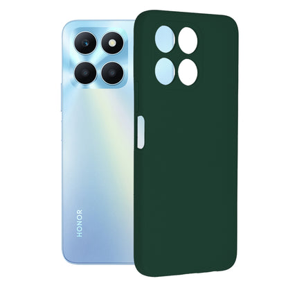 Husa de protectie Techsuit Soft Edge Silicone compatibila cu Honor X6a, acoperire spate, verde inchis