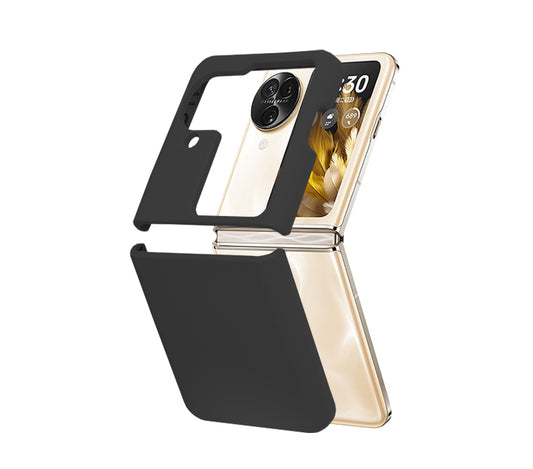 Husa de protectie Techsuit Soft Edge Silicone compatibila cu Oppo Find N3 Flip, acoperire spate, negru