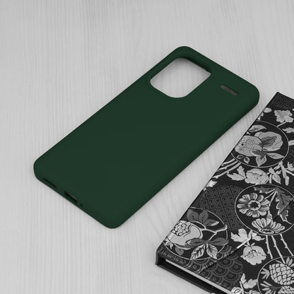 Husa de protectie Techsuit Soft Edge Silicone compatibila cu Xiaomi Redmi Note 13 Pro Plus 5G, acoperire spate, verde inchis