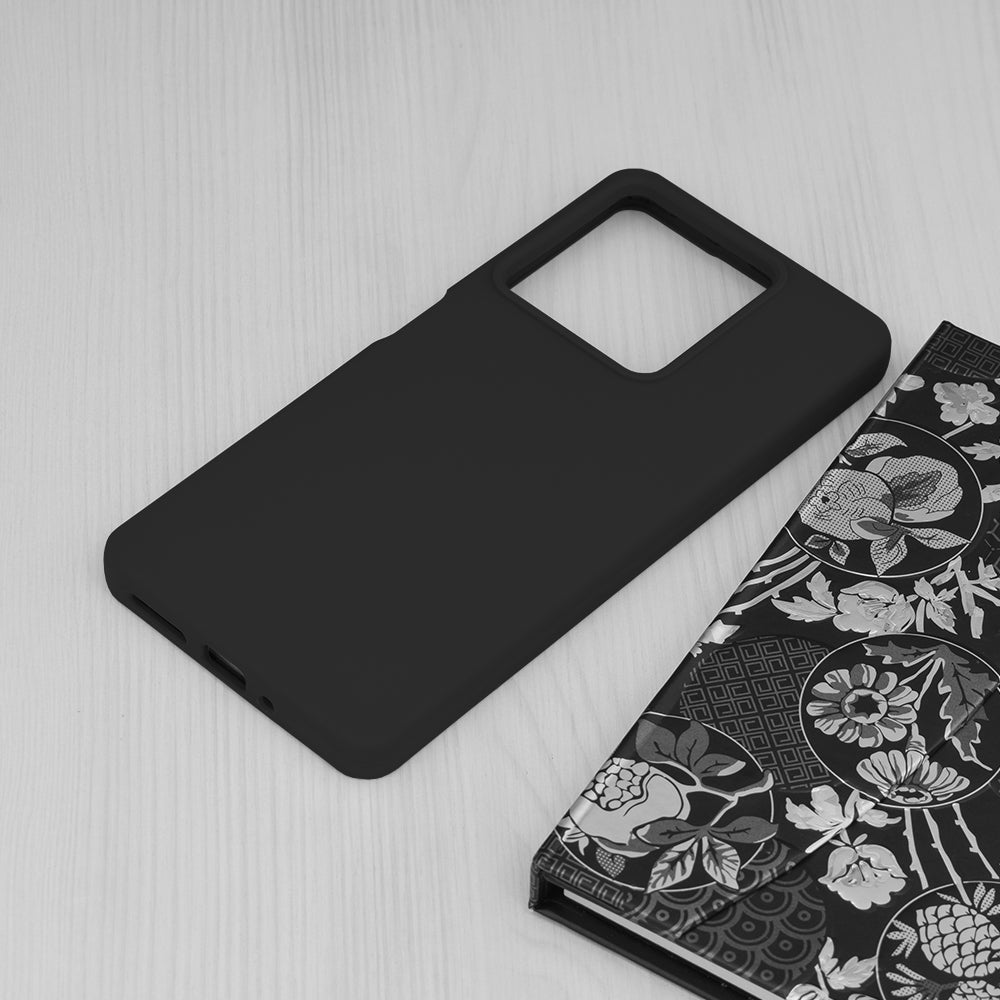 Husa de protectie Techsuit Soft Edge Silicone compatibila cu Xiaomi Redmi Note 13 5G, acoperire spate, negru