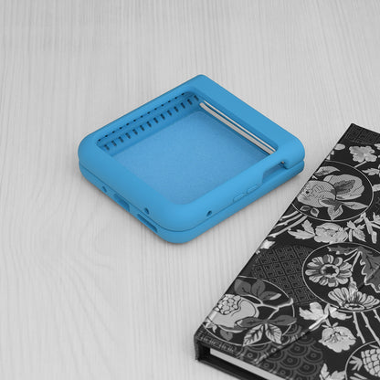 Husa de protectie Techsuit Soft Edge Silicone compatibila cu Oppo Find N3 Flip, acoperire spate, albastru deschis