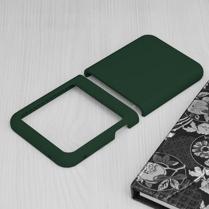 Husa de protectie Techsuit Soft Edge Silicone compatibila cu Oppo Find N3 Flip, acoperire spate, verde inchis