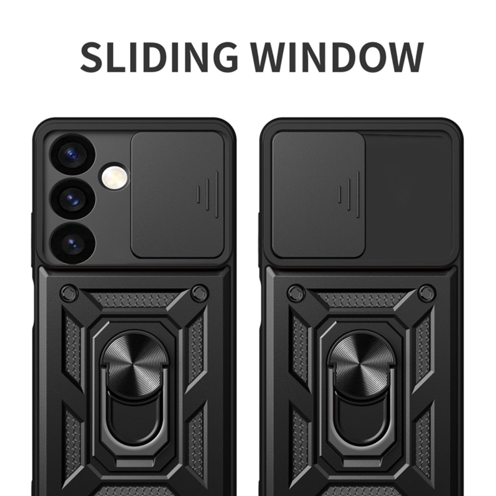 Husa de protectie Techsuit CamShield Series compatibila cu Samsung Galaxy S24, acoperire spate, negru