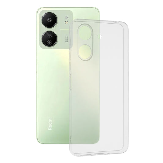 Husa de protectie Techsuit Clear Silicone compatibila cu Xiaomi Redmi 13C 4G, acoperire spate, transparent