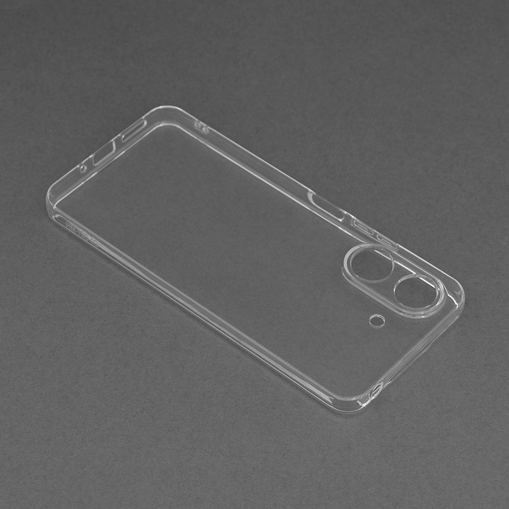 Husa de protectie Techsuit Clear Silicone compatibila cu Xiaomi Redmi 13C 5G, acoperire spate, transparent
