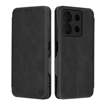 Husa de protectie Techsuit Safe Wallet Plus compatibila cu Xiaomi Redmi Note 13 5G, acoperire spate, negru
