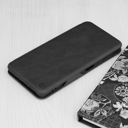 Husa de protectie Techsuit Safe Wallet Plus compatibila cu Xiaomi Redmi Poco C65, acoperire spate, negru